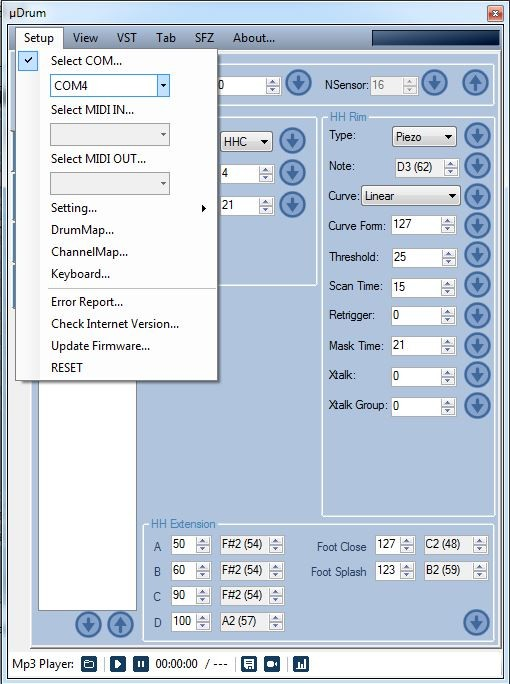 ConfigTool: Scelta COM