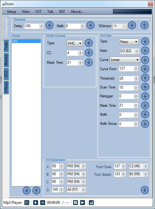 ConfigTool: Hi-Hat