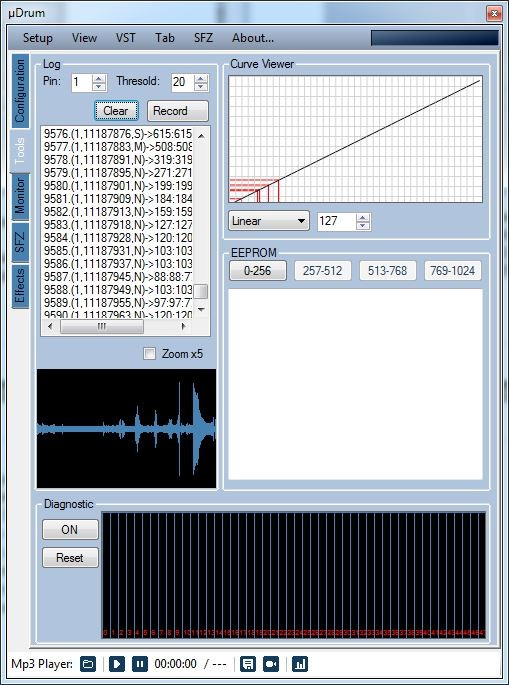 ConfigTool: Finestra Log